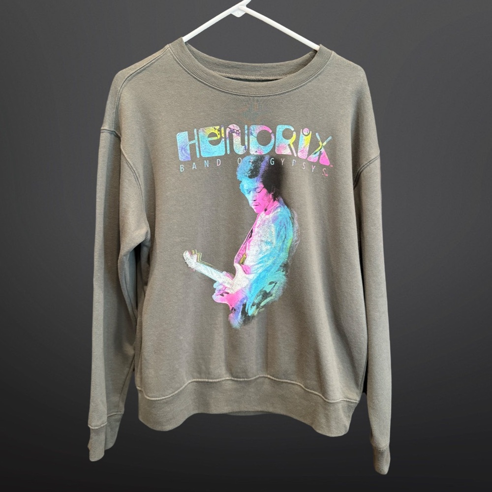 Authentic Hendrix Sweatshirt, Women’s Medium, Gray